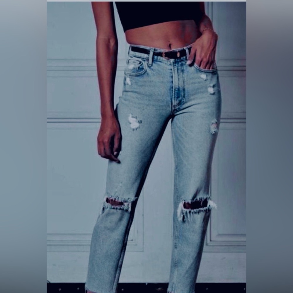 Boyish By Her Billy Jeans In Some Like It Hot Bleach Wash Destructed Size 27